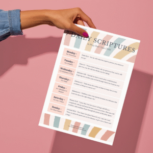 7 Daily Scriptures Printable